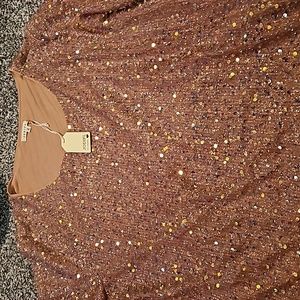 Jodifl/ Sequin top. New with tag. Size 2x